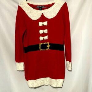 United States Sweaters Holiday‎ women’s smallRed and White Knit Santa Sweater